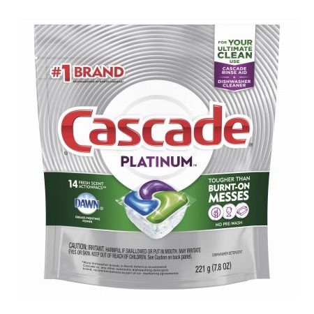 Procter & Gamble Cascade 14CT Action Pac 80704